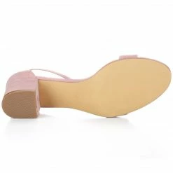 Allegra K Shoes Women's Open Toe Block Heel Ankle Strap Sandals