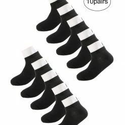Allegra K Ladies And Low Cut Stretch Cuffs Ankle High Socks 10 Pairs Accessories