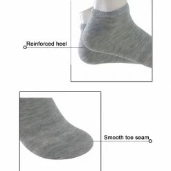 Allegra K Ladies And Low Cut Stretch Cuffs Ankle High Socks 10 Pairs Accessories