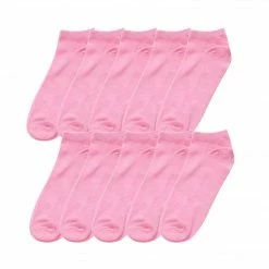 Allegra K Ladies And Low Cut Stretch Cuffs Ankle High Socks 10 Pairs Accessories