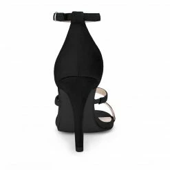 Allegra K YFL514-1 Women Open Toe Triple Straps Stiletto High Heel Sandals Shoes 60 Allegra K YFL514-1 Women Open Toe Triple Straps Stiletto High Heel Sandals Shoes