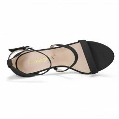 Allegra K YFL514-1 Women Open Toe Triple Straps Stiletto High Heel Sandals Shoes 61 Allegra K YFL514-1 Women Open Toe Triple Straps Stiletto High Heel Sandals Shoes