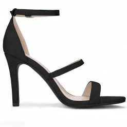 Allegra K YFL514-1 Women Open Toe Triple Straps Stiletto High Heel Sandals Shoes 63 Allegra K YFL514-1 Women Open Toe Triple Straps Stiletto High Heel Sandals Shoes