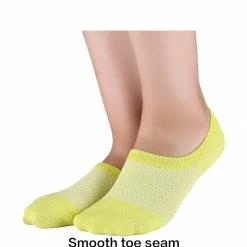 Allegra K Unisex Nonslip No Show Socks Mesh Breathable Low Cut Cotton 5 Pairs Accessories