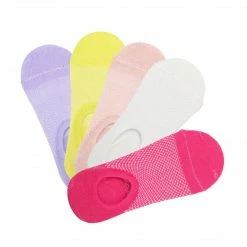 Allegra K Unisex Nonslip No Show Socks Mesh Breathable Low Cut Cotton 5 Pairs Accessories
