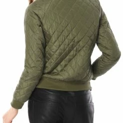 Allegra K Skyliner Down Bomber Jacket