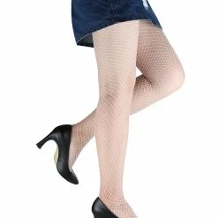 Allegra K Women 2 Pack Trendy Strechy Fishnet Mesh Net Stockings Pantyhose