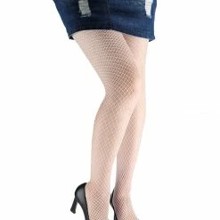Allegra K Women 2 Pack Trendy Strechy Fishnet Mesh Net Stockings Pantyhose