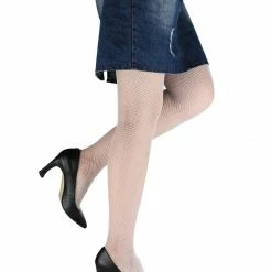 Allegra K Women 2 Pack Trendy Strechy Fishnet Mesh Net Stockings Pantyhose