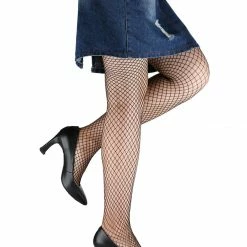 Allegra K Women 2 Pack Trendy Strechy Fishnet Mesh Net Stockings Pantyhose