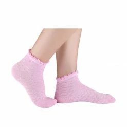 Allegra K Women 10 Pack Hearts Embroidery Cotton Stringy Selvedge Cuff Ankle Socks Accessories