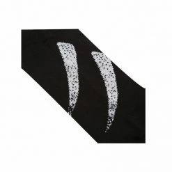 Allegra K Accessories Big Black Ankle Athelic Socks Low Cut Cotton Striped 10 Pairs