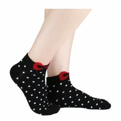 Allegra K Low Cut Ankle Socks Cute Cotton Red Bowknot White Dots 10 Pairs Accessories 76 Allegra K Low Cut Ankle Socks Cute Cotton Red Bowknot White Dots 10 Pairs Accessories