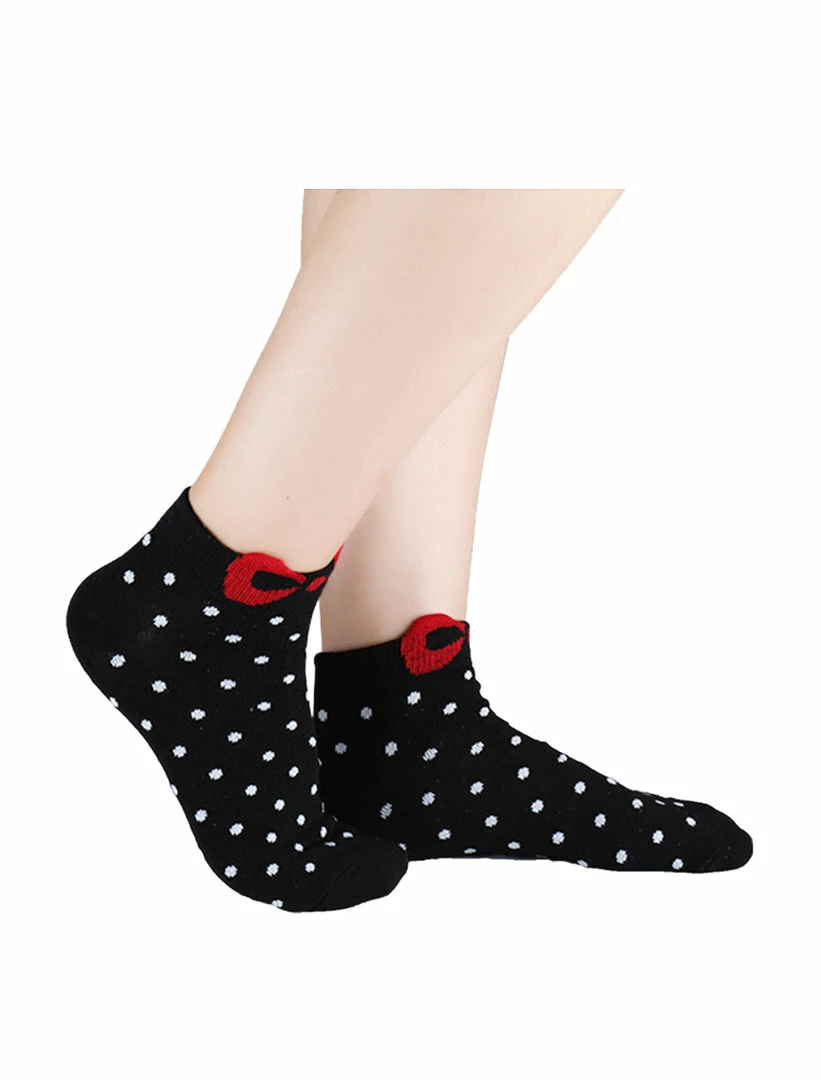 Allegra K Low Cut Ankle Socks Cute Cotton Red Bowknot White Dots 10 Pairs Accessories 35 Allegra K Low Cut Ankle Socks Cute Cotton Red Bowknot White Dots 10 Pairs Accessories