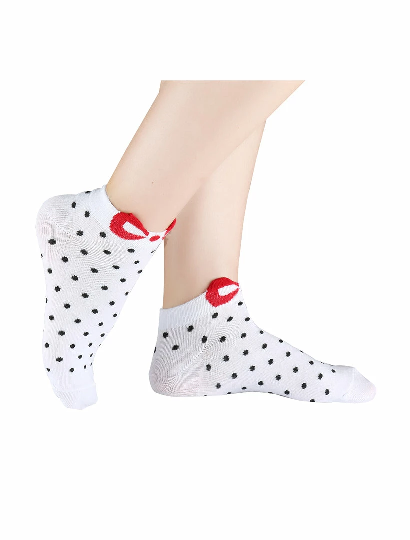Allegra K Low Cut Ankle Socks Cute Cotton Red Bowknot White Dots 10 Pairs Accessories 21 Allegra K Low Cut Ankle Socks Cute Cotton Red Bowknot White Dots 10 Pairs Accessories