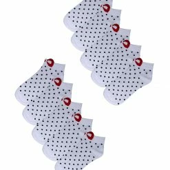 Allegra K Low Cut Ankle Socks Cute Cotton Red Bowknot White Dots 10 Pairs Accessories 59 Allegra K Low Cut Ankle Socks Cute Cotton Red Bowknot White Dots 10 Pairs Accessories