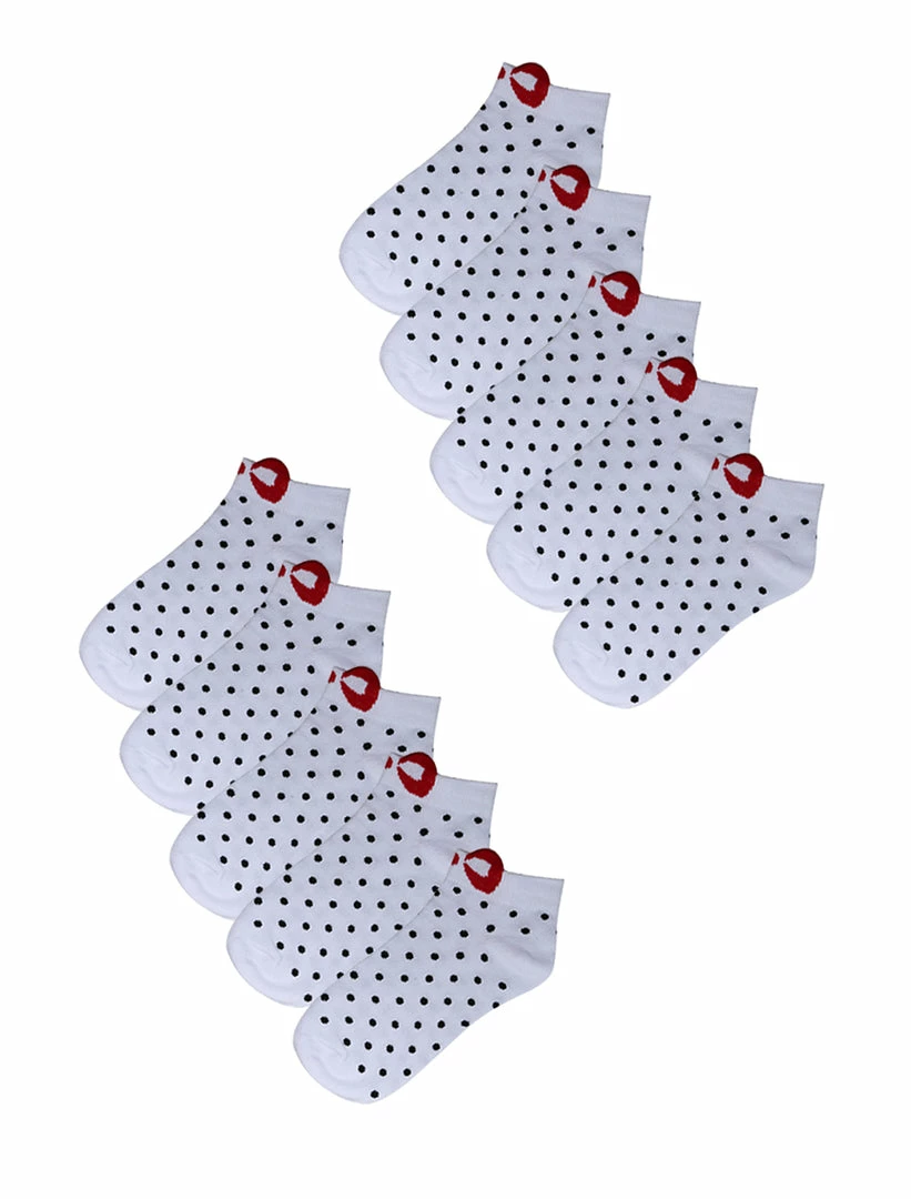 Allegra K Low Cut Ankle Socks Cute Cotton Red Bowknot White Dots 10 Pairs Accessories 18 Allegra K Low Cut Ankle Socks Cute Cotton Red Bowknot White Dots 10 Pairs Accessories