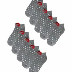 Allegra K Low Cut Ankle Socks Cute Cotton Red Bowknot White Dots 10 Pairs Accessories 52 Allegra K Low Cut Ankle Socks Cute Cotton Red Bowknot White Dots 10 Pairs Accessories