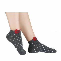 Allegra K Low Cut Ankle Socks Cute Cotton Red Bowknot White Dots 10 Pairs Accessories 48 Allegra K Low Cut Ankle Socks Cute Cotton Red Bowknot White Dots 10 Pairs Accessories