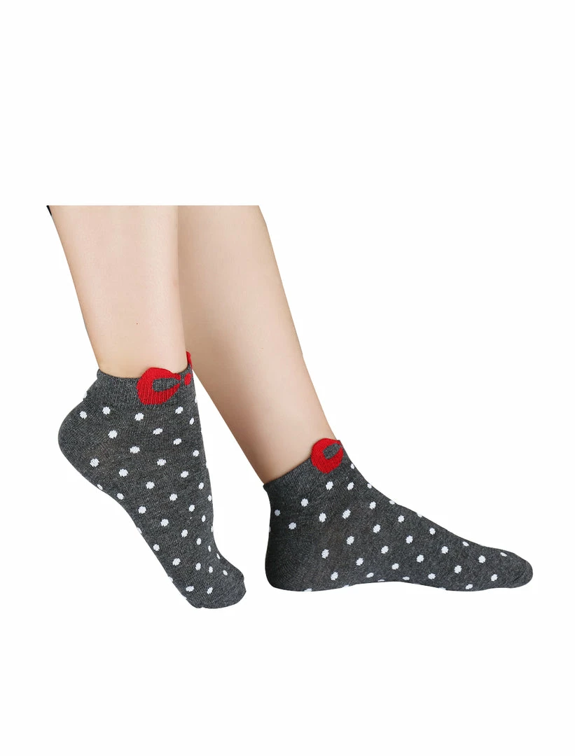 Allegra K Low Cut Ankle Socks Cute Cotton Red Bowknot White Dots 10 Pairs Accessories 7 Allegra K Low Cut Ankle Socks Cute Cotton Red Bowknot White Dots 10 Pairs Accessories