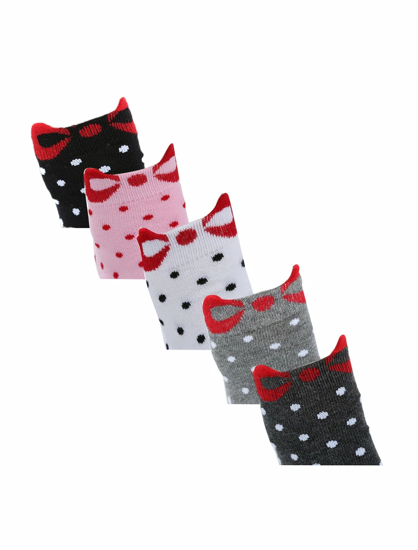 Allegra K Low Cut Ankle Socks Cute Cotton Red Bowknot White Dots 10 Pairs Accessories 44 Allegra K Low Cut Ankle Socks Cute Cotton Red Bowknot White Dots 10 Pairs Accessories