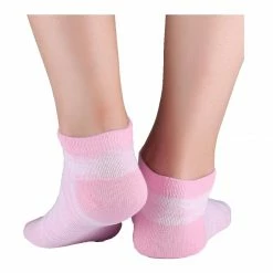 Allegra K Low Cut Ankle Socks Contrast Color Cotton Breathable 10 Pairs Accessories