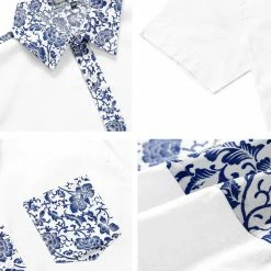 Allegra K 1310 8838 Men Summer Floral Print Pocket Short Sleeve Button Down Hawaiian Shirt 78 Allegra K 1310 8838 Men Summer Floral Print Pocket Short Sleeve Button Down Hawaiian Shirt