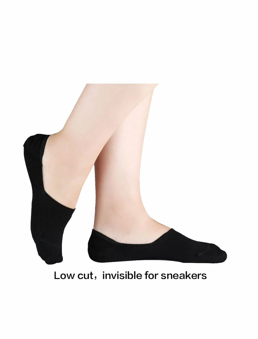 Allegra K Women Non-Slip No Show Socks Invisible Breathable Cotton Low Cut 6 Pairs Accessories 34 Allegra K Women Non-Slip No Show Socks Invisible Breathable Cotton Low Cut 6 Pairs Accessories