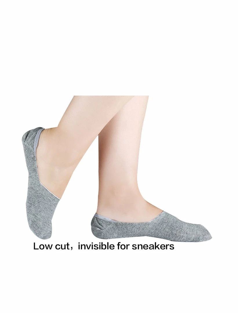 Allegra K Women Non-Slip No Show Socks Invisible Breathable Cotton Low Cut 6 Pairs Accessories 26 Allegra K Women Non-Slip No Show Socks Invisible Breathable Cotton Low Cut 6 Pairs Accessories