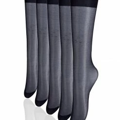 Allegra K Women 10 Pack Silky Knee High Sheer Reinforced Toe Socks Stockings 49 Allegra K Women 10 Pack Silky Knee High Sheer Reinforced Toe Socks Stockings