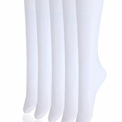 Allegra K Women 10 Pack Silky Knee High Sheer Reinforced Toe Socks Stockings 44 Allegra K Women 10 Pack Silky Knee High Sheer Reinforced Toe Socks Stockings