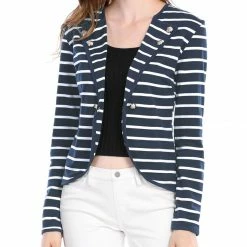 Women Allegra K Shawl Collar Blazer With Hook-eye Closure 39 Women Allegra K Shawl Collar Blazer With Hook-eye Closure