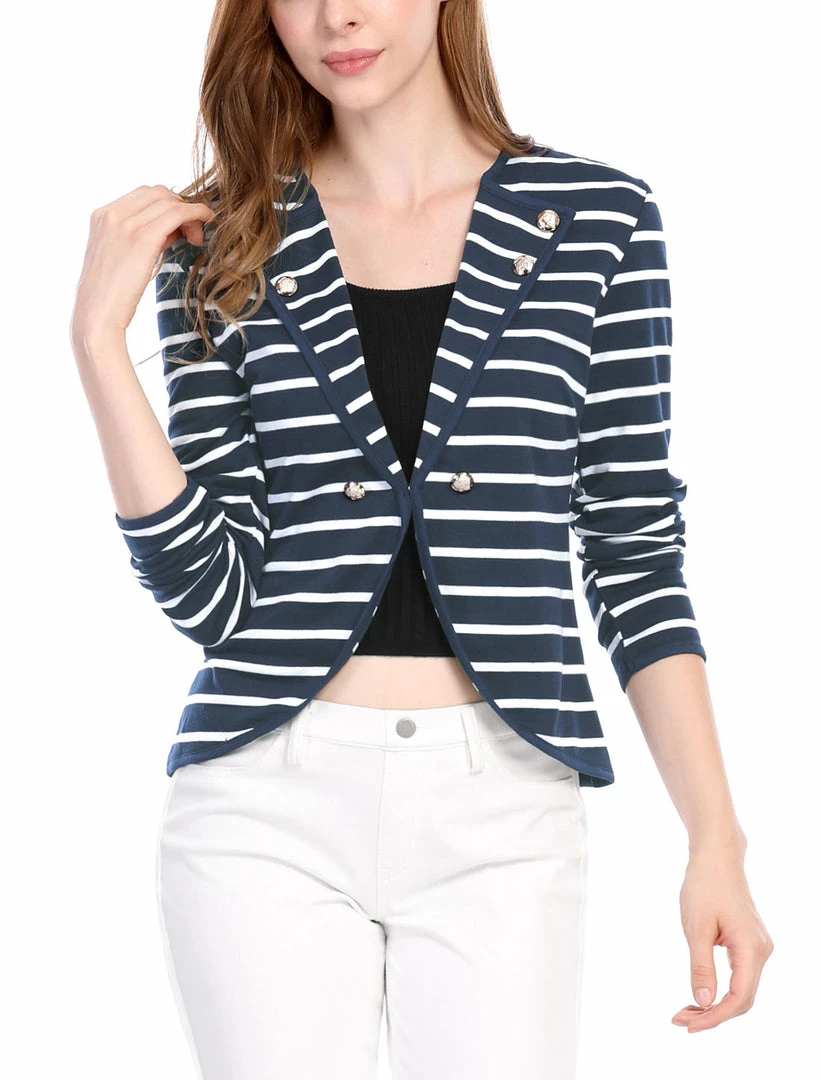 Women Allegra K Shawl Collar Blazer With Hook-eye Closure 11 Women Allegra K Shawl Collar Blazer With Hook-eye Closure