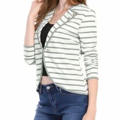 Women Allegra K Shawl Collar Blazer With Hook-eye Closure 34 Women Allegra K Shawl Collar Blazer With Hook-eye Closure