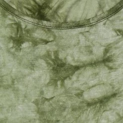 Allegra K Long Sleeves Round Neck Tie-Dye Handkerchief Hem Shirt Women 38 Allegra K Long Sleeves Round Neck Tie-Dye Handkerchief Hem Shirt Women