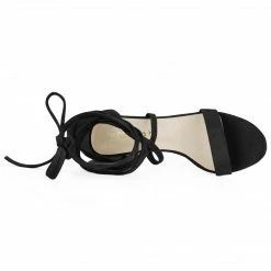 Allegra K Women's Lace Up Mid Chunky Heeled Sandals 43 Allegra K Women's Lace Up Mid Chunky Heeled Sandals