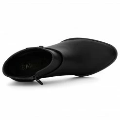 Allegra K Women's Round Toe Strap Block High Heel Ankle Bootie Shoes