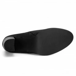 Allegra K Shoes YFLA5022-3 Women Round Toe Block Heel Ankle Booties