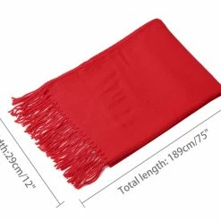Allegra K Accessories 1606-D27 Women Rectangle Shape Winter Warm Long Knitted Scarf