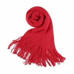 Allegra K Accessories 1606-D27 Women Rectangle Shape Winter Warm Long Knitted Scarf