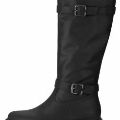 Allegra K Shoes XNM-2 Women Round Toe Buckle Straps Zipper Riding Boots 43 Allegra K Shoes XNM-2 Women Round Toe Buckle Straps Zipper Riding Boots