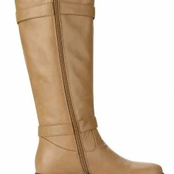 Allegra K Shoes XNM-2 Women Round Toe Buckle Straps Zipper Riding Boots 36 Allegra K Shoes XNM-2 Women Round Toe Buckle Straps Zipper Riding Boots