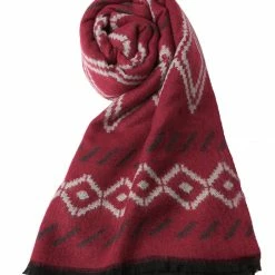 Allegra K Accessories 1606-D27 Women Rectangle Shape Winter Warm Long Knitted Scarf