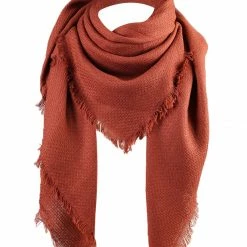 Allegra K Women Shawl Wrap Scarf Winter Warm Tasseled Fringe Pashmina Soft Accessories