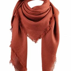Allegra K Women Shawl Wrap Scarf Winter Warm Tasseled Fringe Pashmina Soft Accessories