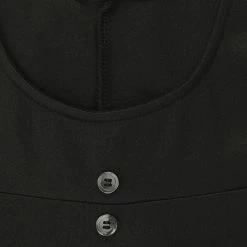 Allegra K Women Button Decor Flared Hem Above Knee Dress Suspender Skirt