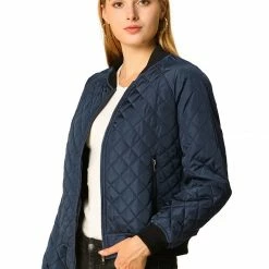 Allegra K Skyliner Down Bomber Jacket