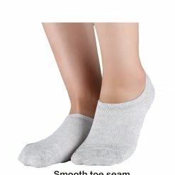 Allegra K Unisex Nonslip No Show Socks Mesh Breathable Low Cut Cotton 5 Pairs Accessories