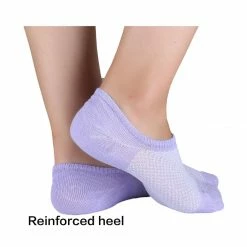Allegra K Unisex Nonslip No Show Socks Mesh Breathable Low Cut Cotton 5 Pairs Accessories