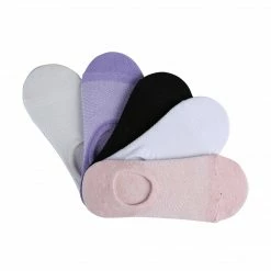 Allegra K Unisex Nonslip No Show Socks Mesh Breathable Low Cut Cotton 5 Pairs Accessories